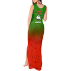 Personalized South Sydney Rabbitohs Tank Maxi Dress Easter Mascot - Colorful Eggs Cartoon Style
