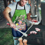 Personalized Canberra Raiders Apron Easter Mascot - Colorful Eggs Cartoon Style