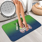Personalized Canberra Raiders Bathroom Set Easter Mascot - Colorful Eggs Cartoon Style