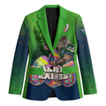 Personalized Canberra Raiders Blazer Easter Mascot - Colorful Eggs Cartoon Style