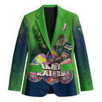 Personalized Canberra Raiders Blazer Easter Mascot - Colorful Eggs Cartoon Style