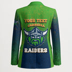 Personalized Canberra Raiders Blazer Easter Mascot - Colorful Eggs Cartoon Style