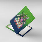 Personalized Canberra Raiders Canvas Wall Art Easter Mascot - Colorful Eggs Cartoon Style