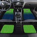 Personalized Canberra Raiders Car Mats Easter Mascot - Colorful Eggs Cartoon Style