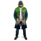 Personalized Canberra Raiders Cloak Easter Mascot - Colorful Eggs Cartoon Style