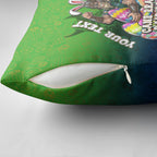 Personalized Canberra Raiders Pillow Cover Easter Mascot - Colorful Eggs Cartoon Style