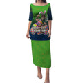 Personalized Canberra Raiders Puletasi Easter Mascot - Colorful Eggs Cartoon Style