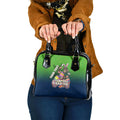 Personalized Canberra Raiders Shoulder Handbag Easter Mascot - Colorful Eggs Cartoon Style
