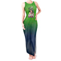 Personalized Canberra Raiders Tank Maxi Dress Easter Mascot - Colorful Eggs Cartoon Style