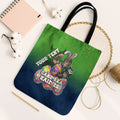 Personalized Canberra Raiders Tote Bag Easter Mascot - Colorful Eggs Cartoon Style