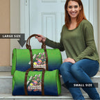 Personalized Canberra Raiders Travel Bag Easter Mascot - Colorful Eggs Cartoon Style