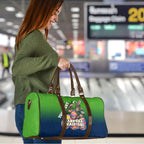 Personalized Canberra Raiders Travel Bag Easter Mascot - Colorful Eggs Cartoon Style