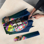 Personalized Canberra Raiders Umbrella Easter Mascot - Colorful Eggs Cartoon Style