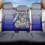 Personalized Canterbury-Bankstown Bulldogs Back Car Seat Cover Easter Mascot - Colorful Eggs Cartoon Style