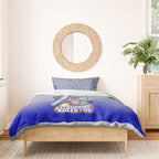 Personalized Canterbury-Bankstown Bulldogs Bedding Set Easter Mascot - Colorful Eggs Cartoon Style