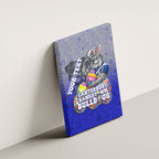 Personalized Canterbury-Bankstown Bulldogs Canvas Wall Art Easter Mascot - Colorful Eggs Cartoon Style