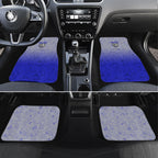 Personalized Canterbury-Bankstown Bulldogs Car Mats Easter Mascot - Colorful Eggs Cartoon Style