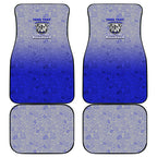 Personalized Canterbury-Bankstown Bulldogs Car Mats Easter Mascot - Colorful Eggs Cartoon Style