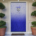 Personalized Canterbury-Bankstown Bulldogs Door Cover Easter Mascot - Colorful Eggs Cartoon Style