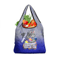 Personalized Canterbury-Bankstown Bulldogs Grocery Bag Easter Mascot - Colorful Eggs Cartoon Style