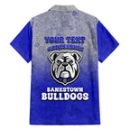 Personalized Canterbury-Bankstown Bulldogs Hawaiian Shirt Easter Mascot - Colorful Eggs Cartoon Style