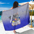 Personalized Canterbury-Bankstown Bulldogs Sarong Easter Mascot - Colorful Eggs Cartoon Style