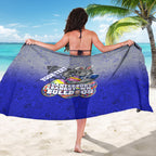Personalized Canterbury-Bankstown Bulldogs Sarong Easter Mascot - Colorful Eggs Cartoon Style
