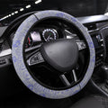 Canterbury-Bankstown Bulldogs Steering Wheel Cover Easter Mascot - Colorful Eggs Cartoon Style