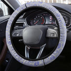 Canterbury-Bankstown Bulldogs Steering Wheel Cover Easter Mascot - Colorful Eggs Cartoon Style