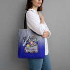 Personalized Canterbury-Bankstown Bulldogs Tote Bag Easter Mascot - Colorful Eggs Cartoon Style