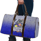 Personalized Canterbury-Bankstown Bulldogs Travel Bag Easter Mascot - Colorful Eggs Cartoon Style