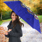 Personalized Canterbury-Bankstown Bulldogs Umbrella Easter Mascot - Colorful Eggs Cartoon Style
