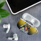 Personalized Gold Coast Titans AirPods Case Easter Mascot - Colorful Eggs Cartoon Style