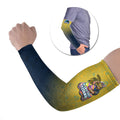 Personalized Gold Coast Titans Arm Sleeves Easter Mascot - Colorful Eggs Cartoon Style