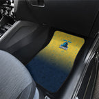 Personalized Gold Coast Titans Car Mats Easter Mascot - Colorful Eggs Cartoon Style