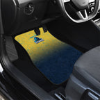 Personalized Gold Coast Titans Car Mats Easter Mascot - Colorful Eggs Cartoon Style