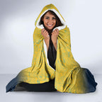 Personalized Gold Coast Titans Hooded Blanket Easter Mascot - Colorful Eggs Cartoon Style