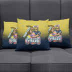 Personalized Gold Coast Titans Pillow Cover Easter Mascot - Colorful Eggs Cartoon Style