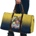 Personalized Gold Coast Titans Travel Bag Easter Mascot - Colorful Eggs Cartoon Style