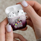 Personalized Manly Warringah Sea Eagles AirPods Case Easter Mascot - Colorful Eggs Cartoon Style