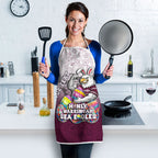 Personalized Manly Warringah Sea Eagles Apron Easter Mascot - Colorful Eggs Cartoon Style