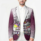 Personalized Manly Warringah Sea Eagles Blazer Easter Mascot - Colorful Eggs Cartoon Style