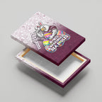 Personalized Manly Warringah Sea Eagles Canvas Wall Art Easter Mascot - Colorful Eggs Cartoon Style