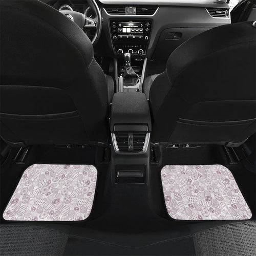 Personalized Manly Warringah Sea Eagles Car Mats Easter Mascot - Colorful Eggs Cartoon Style