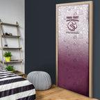Personalized Manly Warringah Sea Eagles Door Cover Easter Mascot - Colorful Eggs Cartoon Style