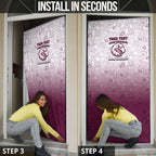 Personalized Manly Warringah Sea Eagles Door Cover Easter Mascot - Colorful Eggs Cartoon Style