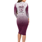 Personalized Manly Warringah Sea Eagles Family Matching Long Sleeve Bodycon Dress and Hawaiian Shirt Easter Mascot - Colorful Eggs Cartoon Style