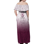 Personalized Manly Warringah Sea Eagles Family Matching Off Shoulder Maxi Dress and Hawaiian Shirt Easter Mascot - Colorful Eggs Cartoon Style