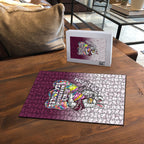 Personalized Manly Warringah Sea Eagles Puzzle Easter Mascot - Colorful Eggs Cartoon Style