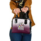 Personalized Manly Warringah Sea Eagles Shoulder Handbag Easter Mascot - Colorful Eggs Cartoon Style